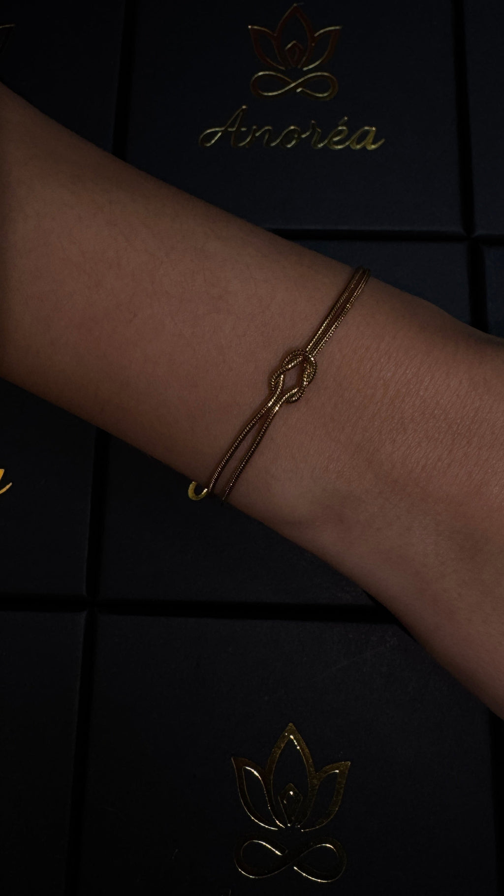 Anoréa Knot Bracelet – Gold