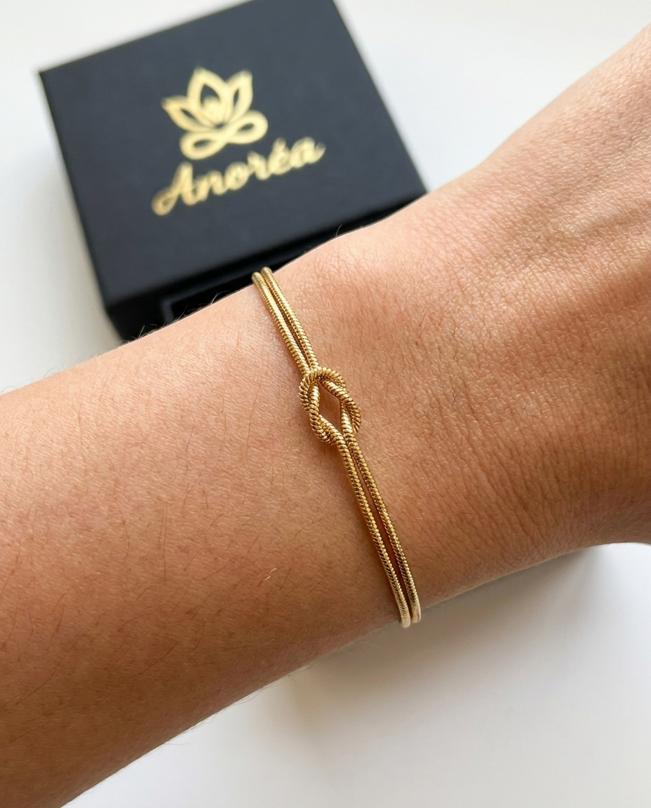 Luna Knot Bracelet – Gold