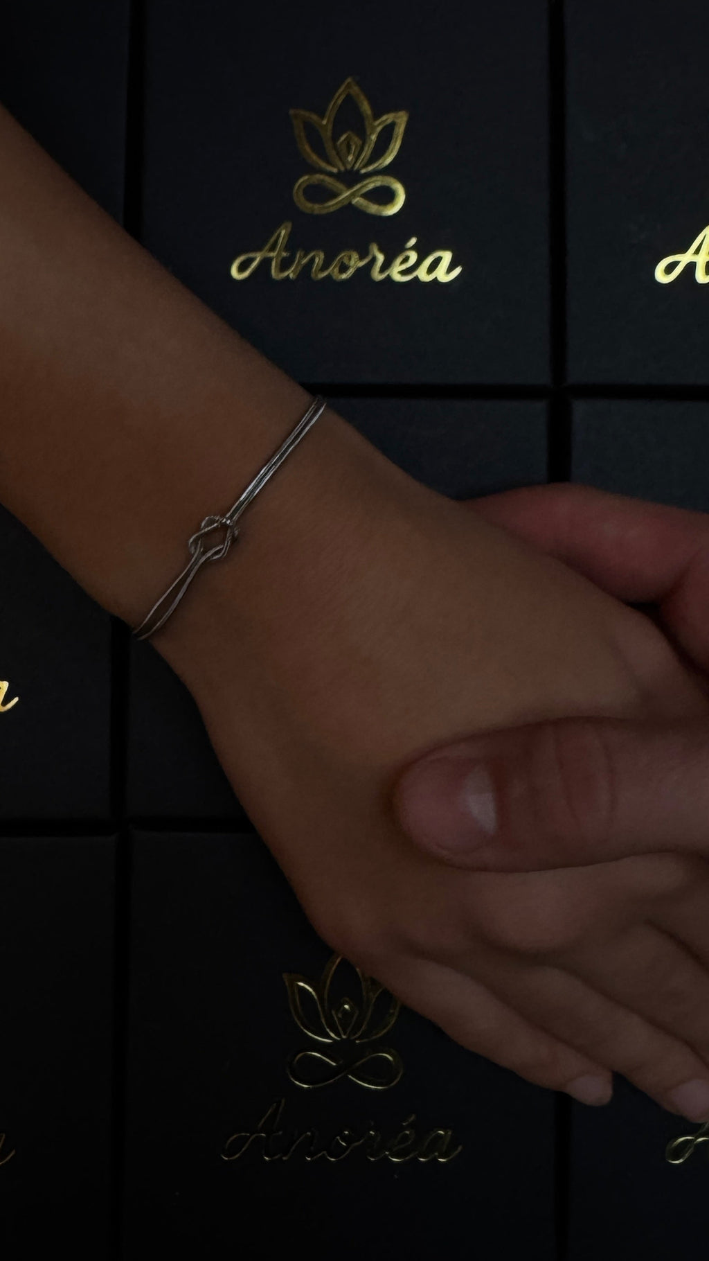 Anoréa Knot Bracelet – Silver