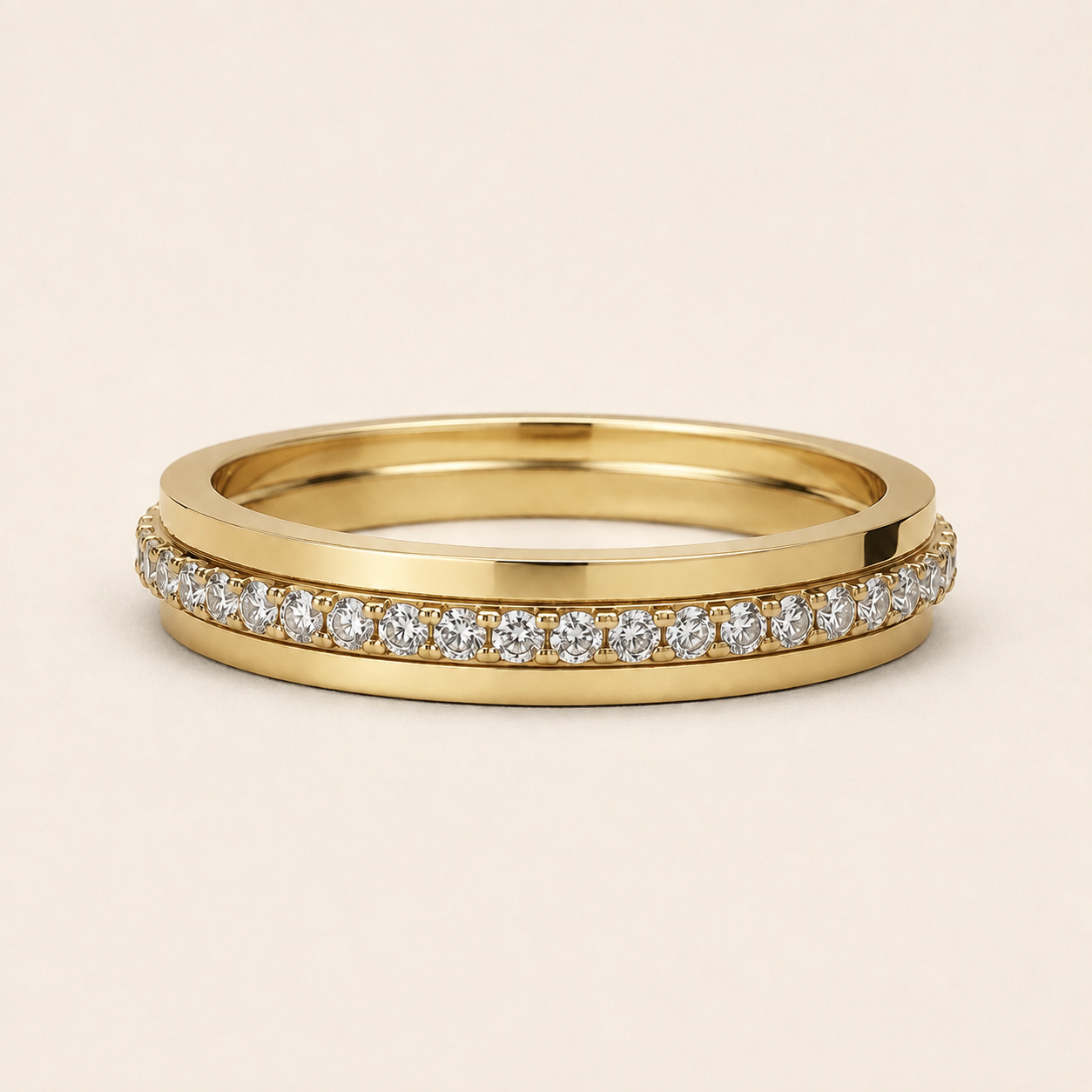 Anoréa Crystal Ring – Gold